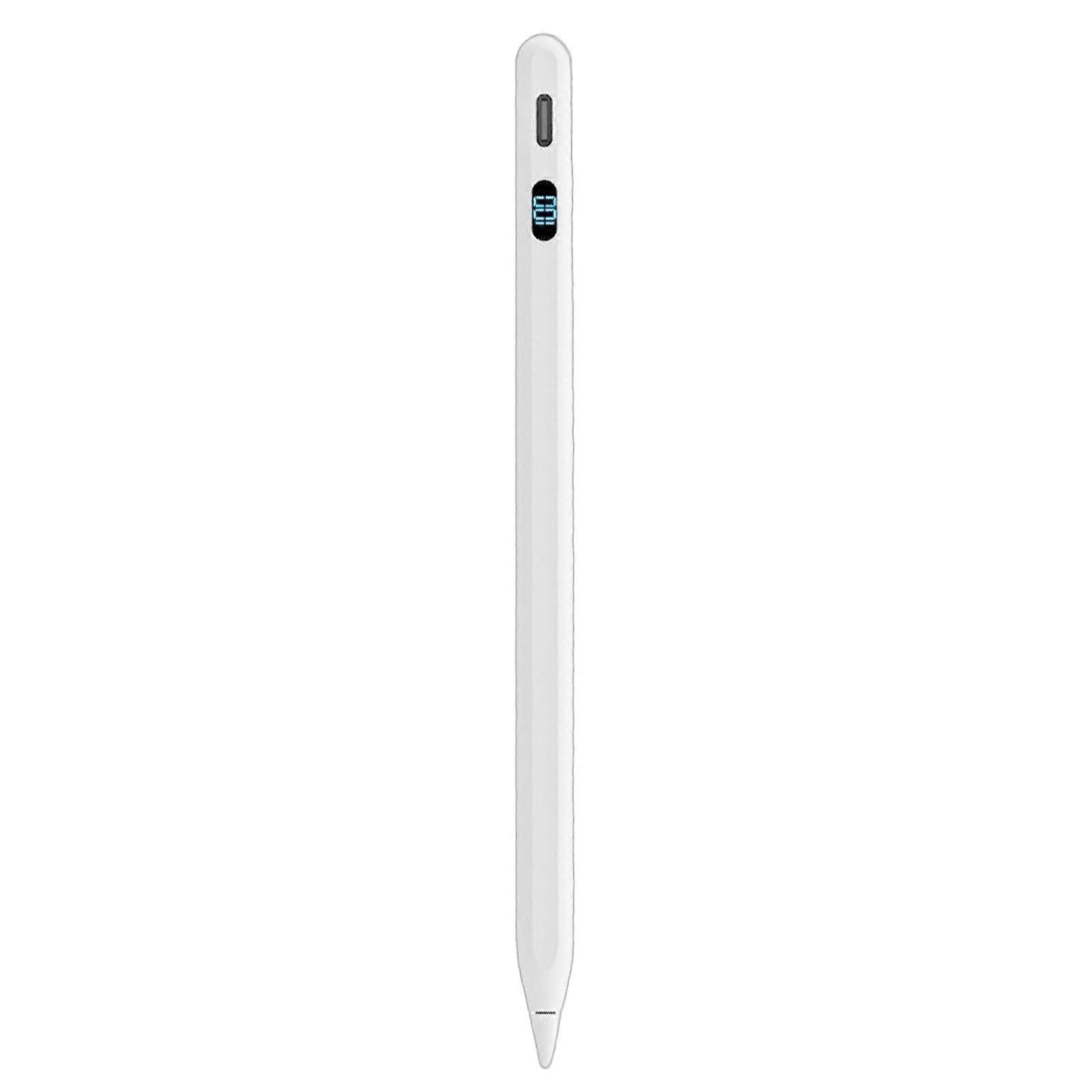 Long Battery Pen Pen Digital Display Fast Charges Magnetic Attachment Tablets Compatible Sensitive Control  White