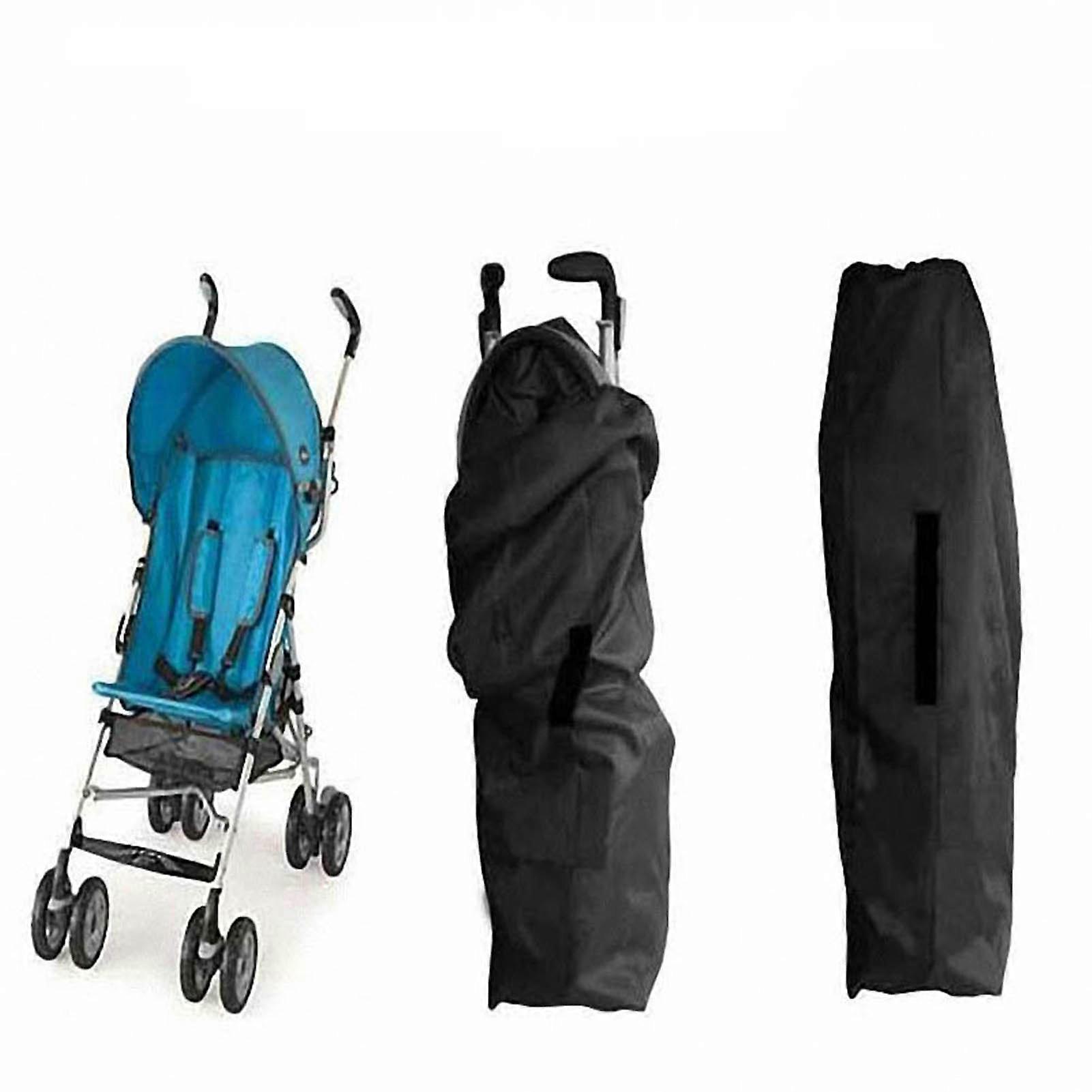 Large Foldable Stroller Storage Bag with Sturdy and Strong Oxford Material for Airplane Gate Check and Storage