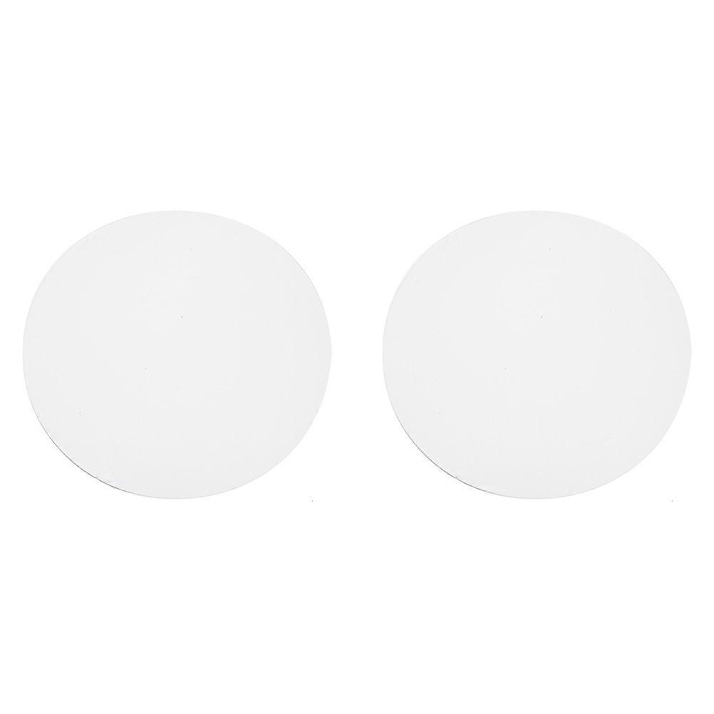 Transparent Round Acrylic Sheets for DIY Projects and Crafts, BreakResistant Design, 2 Pieces