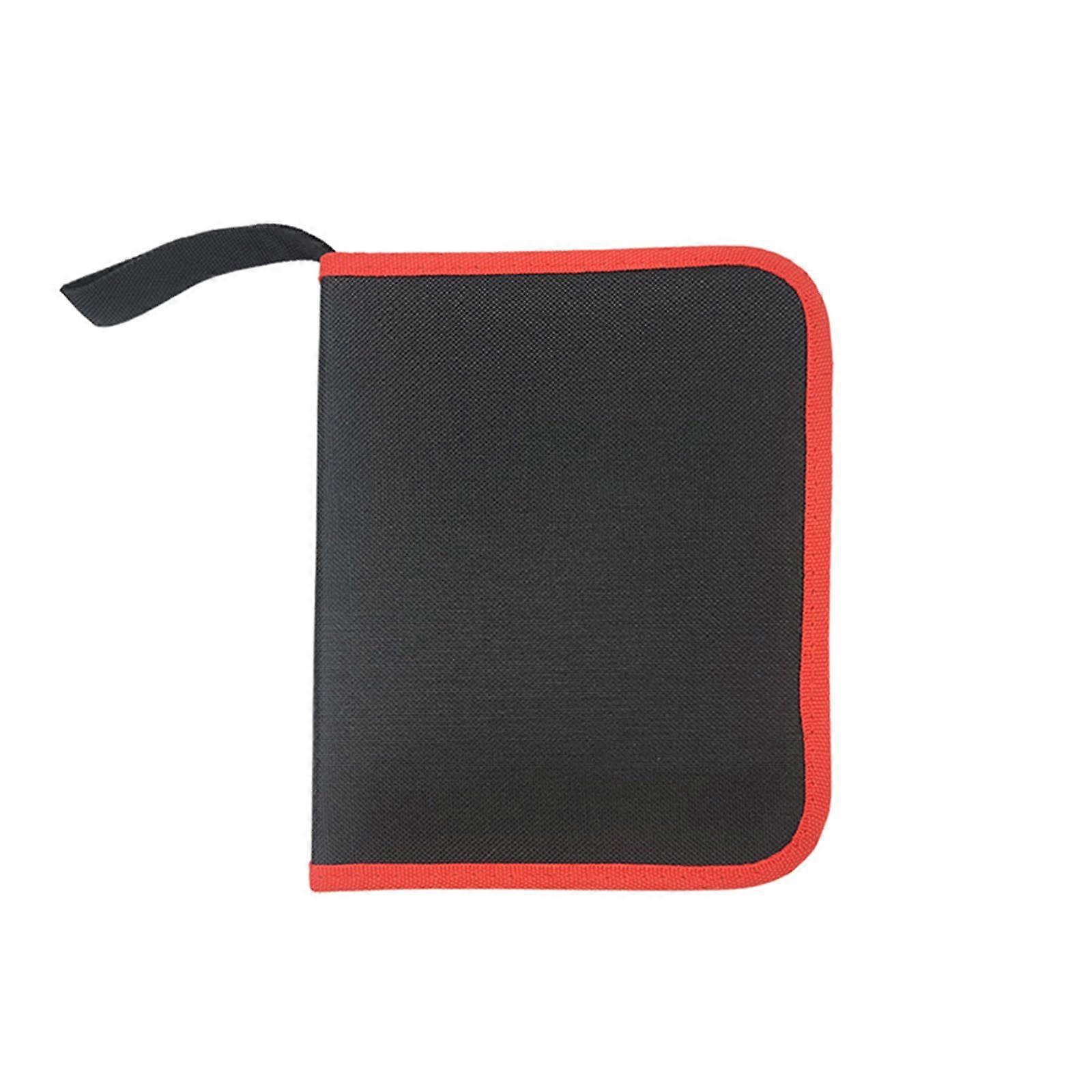 Tool Organizer Bag with Clear Labels, 55 Slot Driver Bit Storage Pouch, Durable Zipper Carry Case