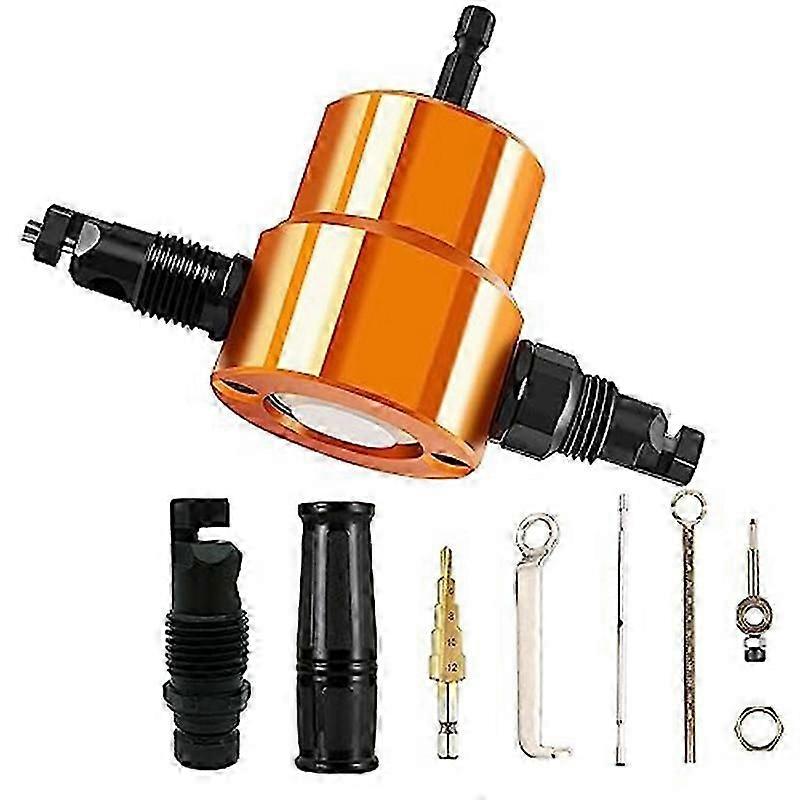 Double Headed Sheet Nibbler, for Straight Curve and Circle Cutting