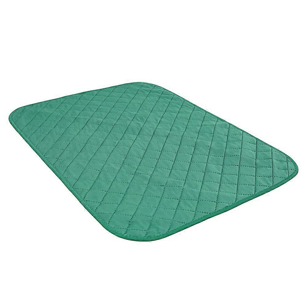 Green Pet Pee Pad Bamboo Fiber for Moistureproof Use 2Pcs Set