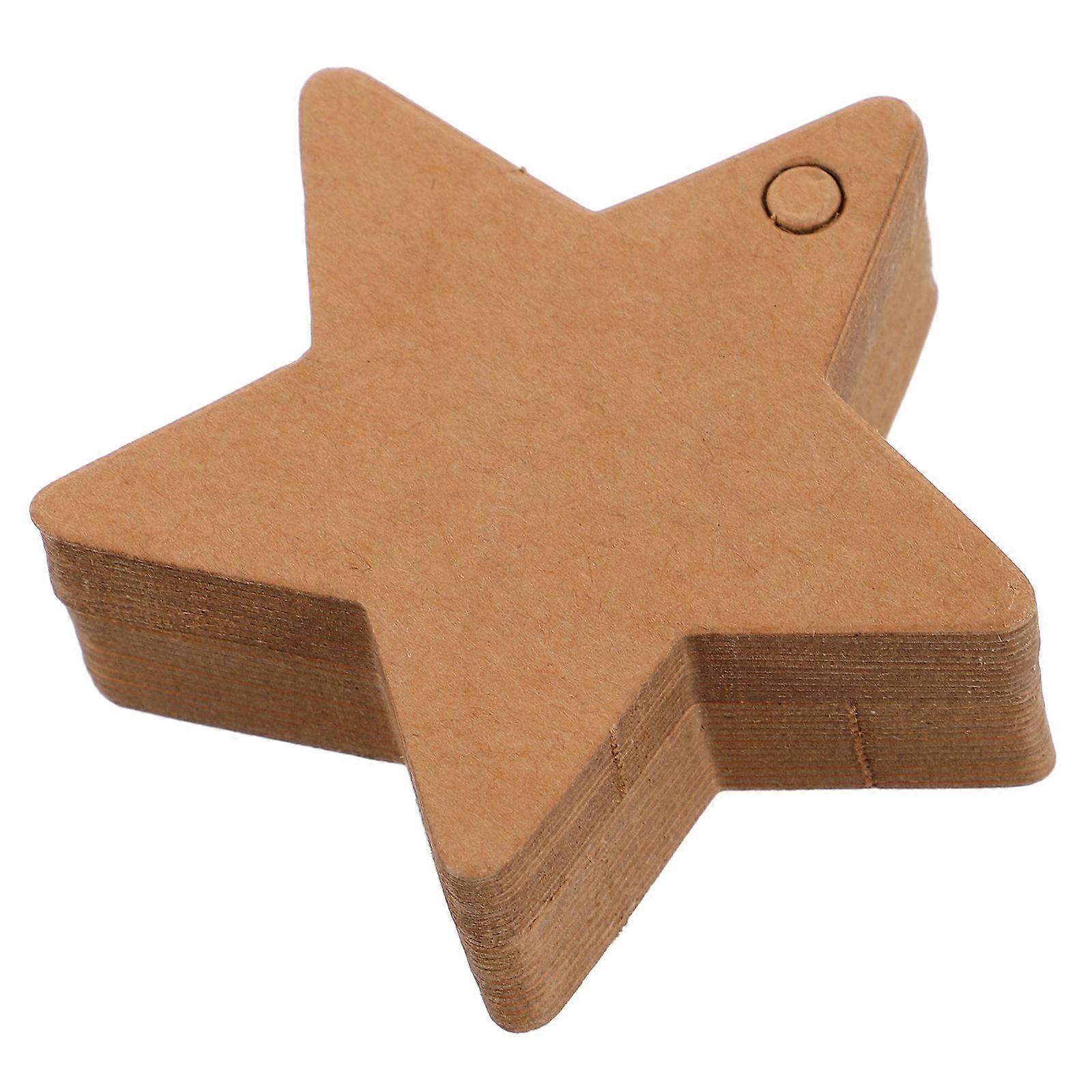 Shaped Tags for Wedding with 100Pcs Writable Kraft Paper