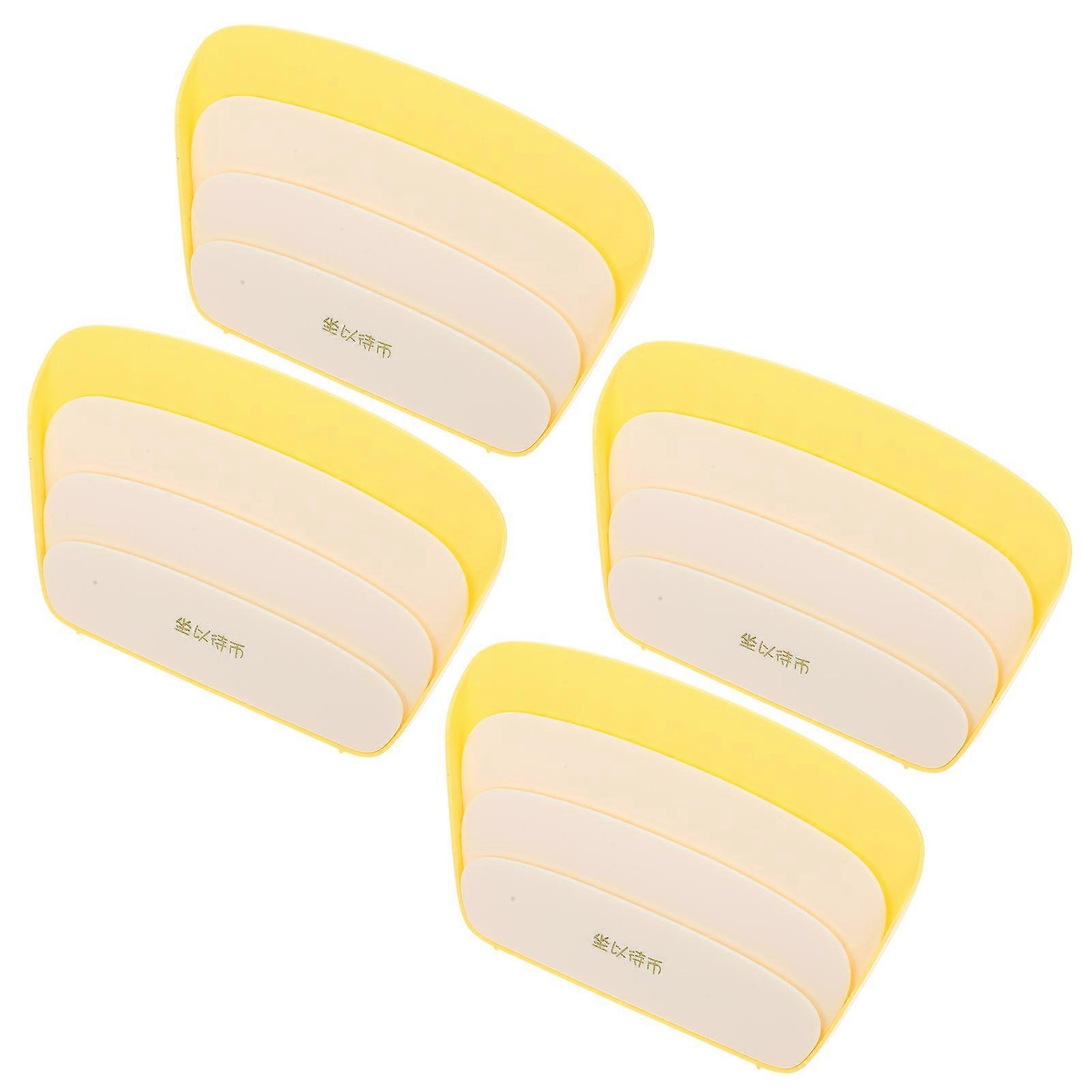 Playing Card Holder ABS Plastic Stand for Comfortable Card Viewing 4Pcs