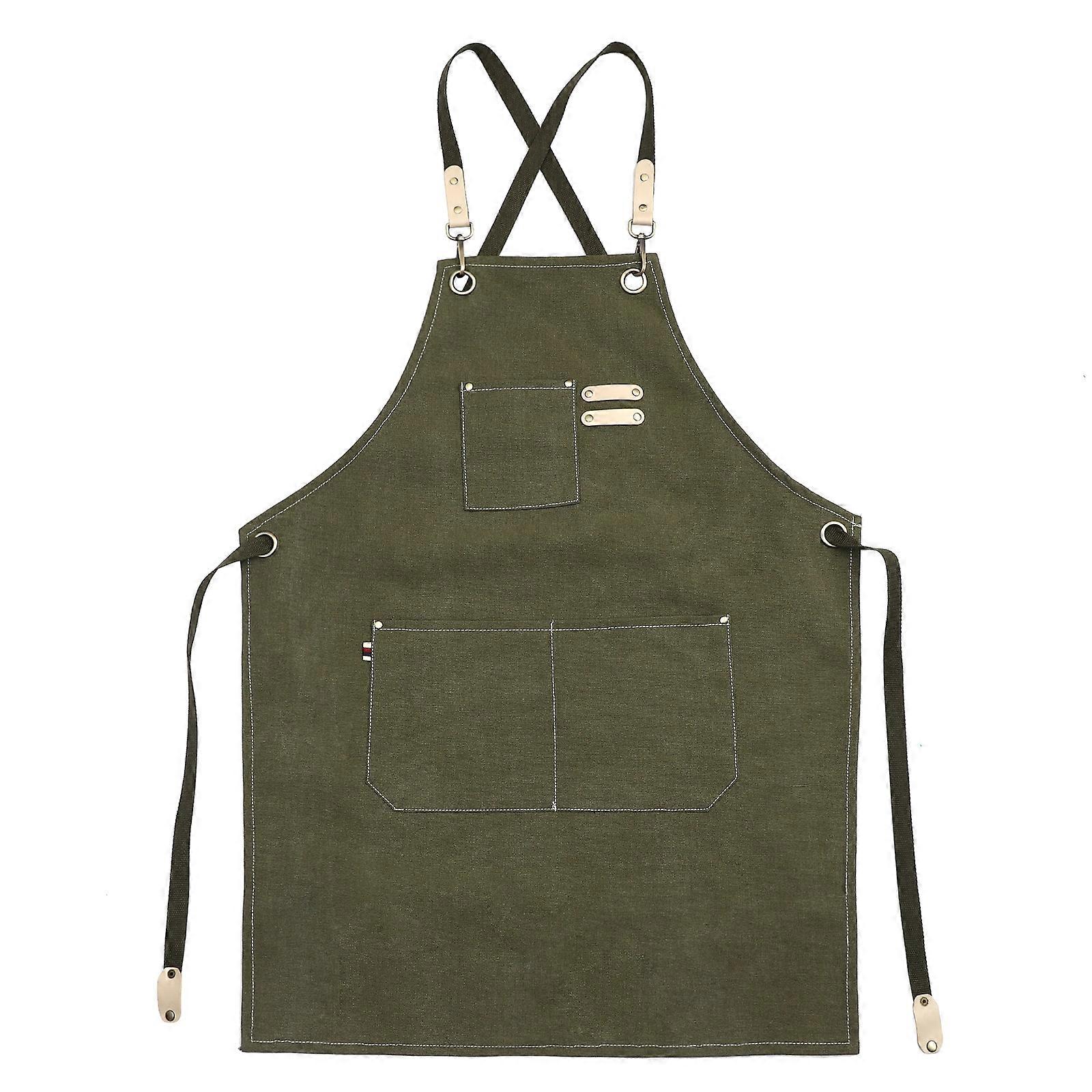 Canvas Apron Work Apron Adjustable Design 1Pcs for Home Use