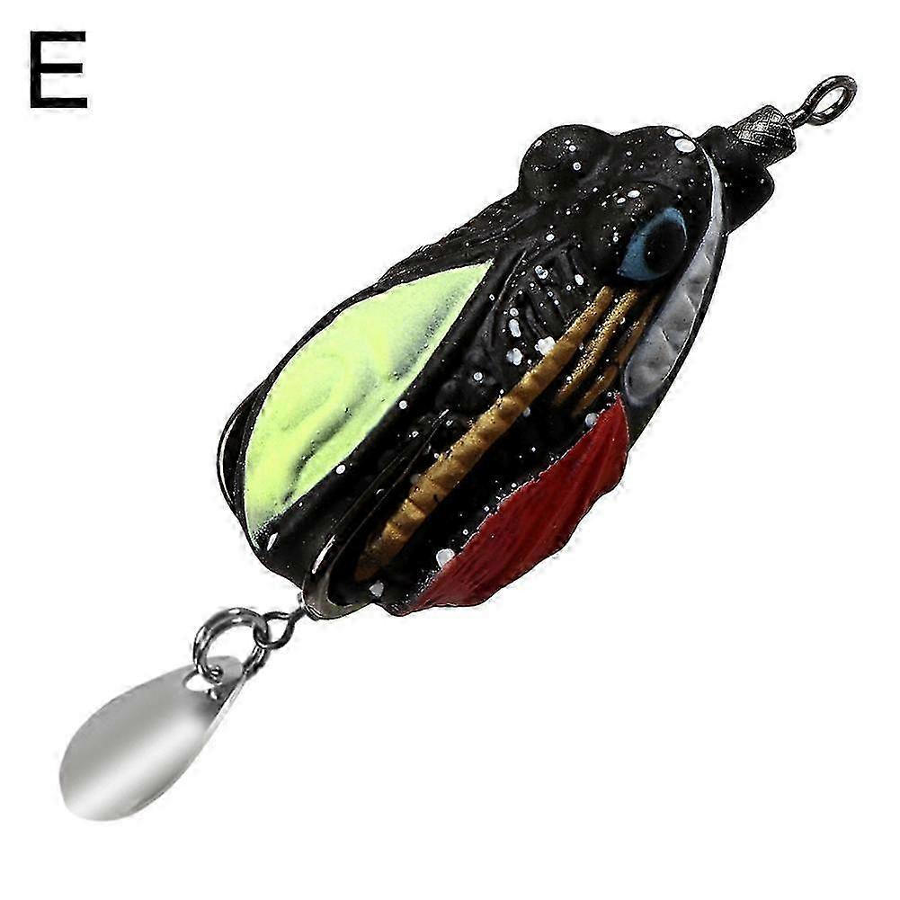 26-27 3cm/3.6g Flat Hook Floating Long Throw Bait - Modified Mini Thunder Frog