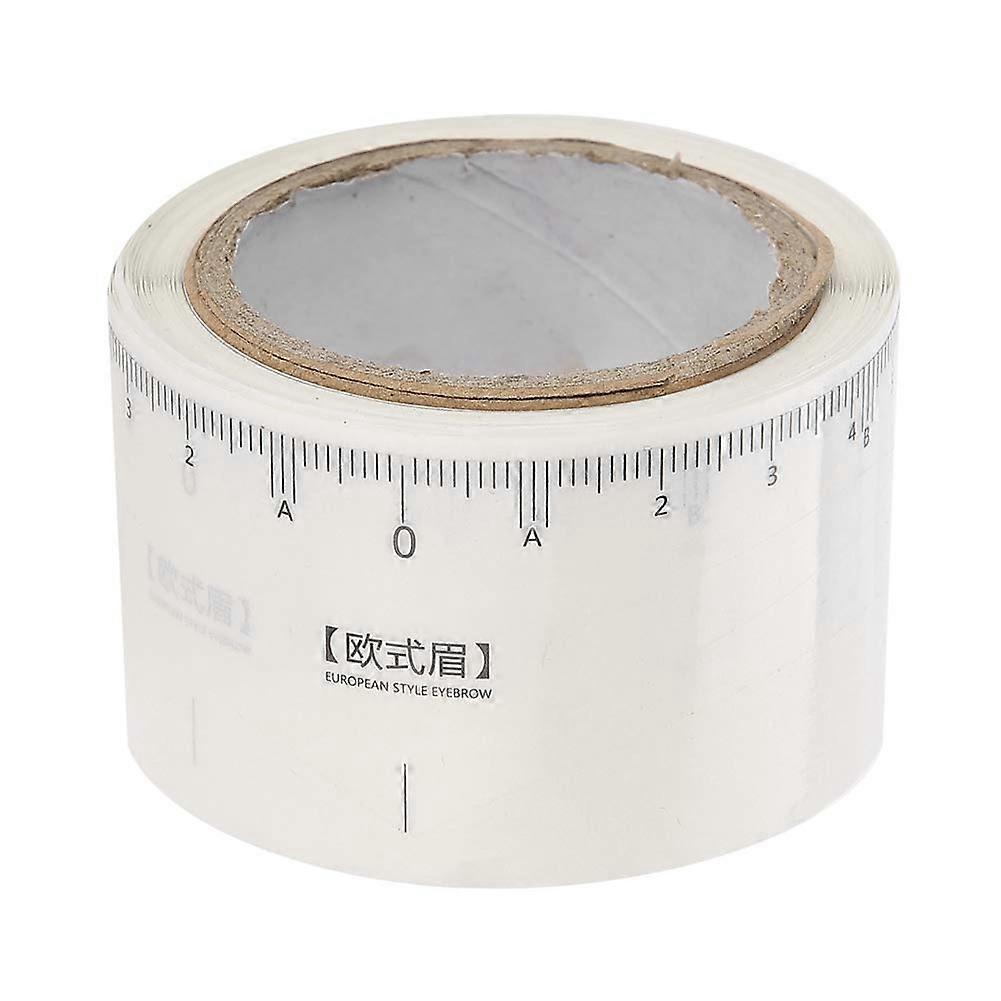 50 Pcs Disposable Eyebrow Ruler Stickers for Microblading Symmetry Mapping and Quick Brow Positioning