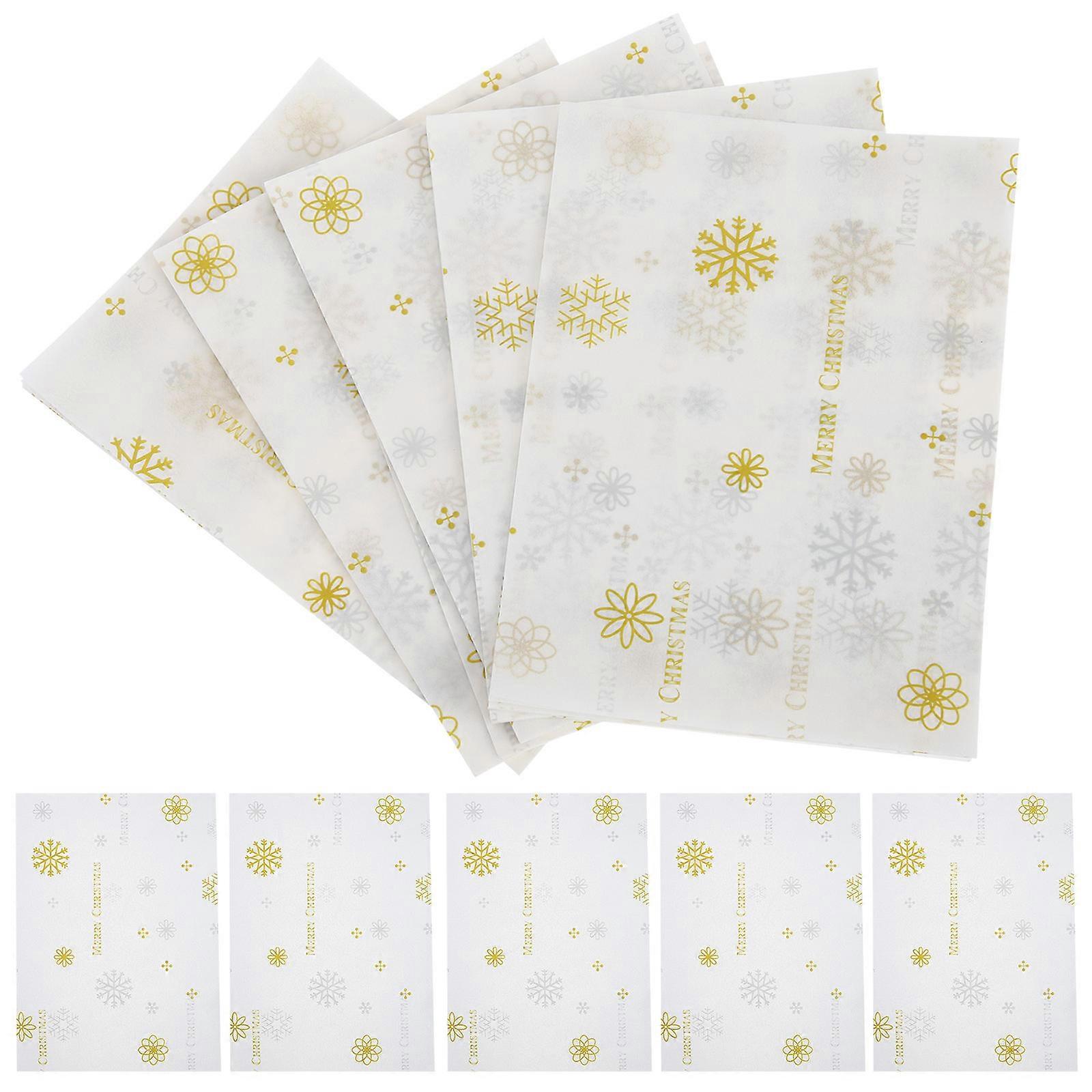 Nougat Wrapping Paper for Xmas Sweets 500 Sheets Assorted Color