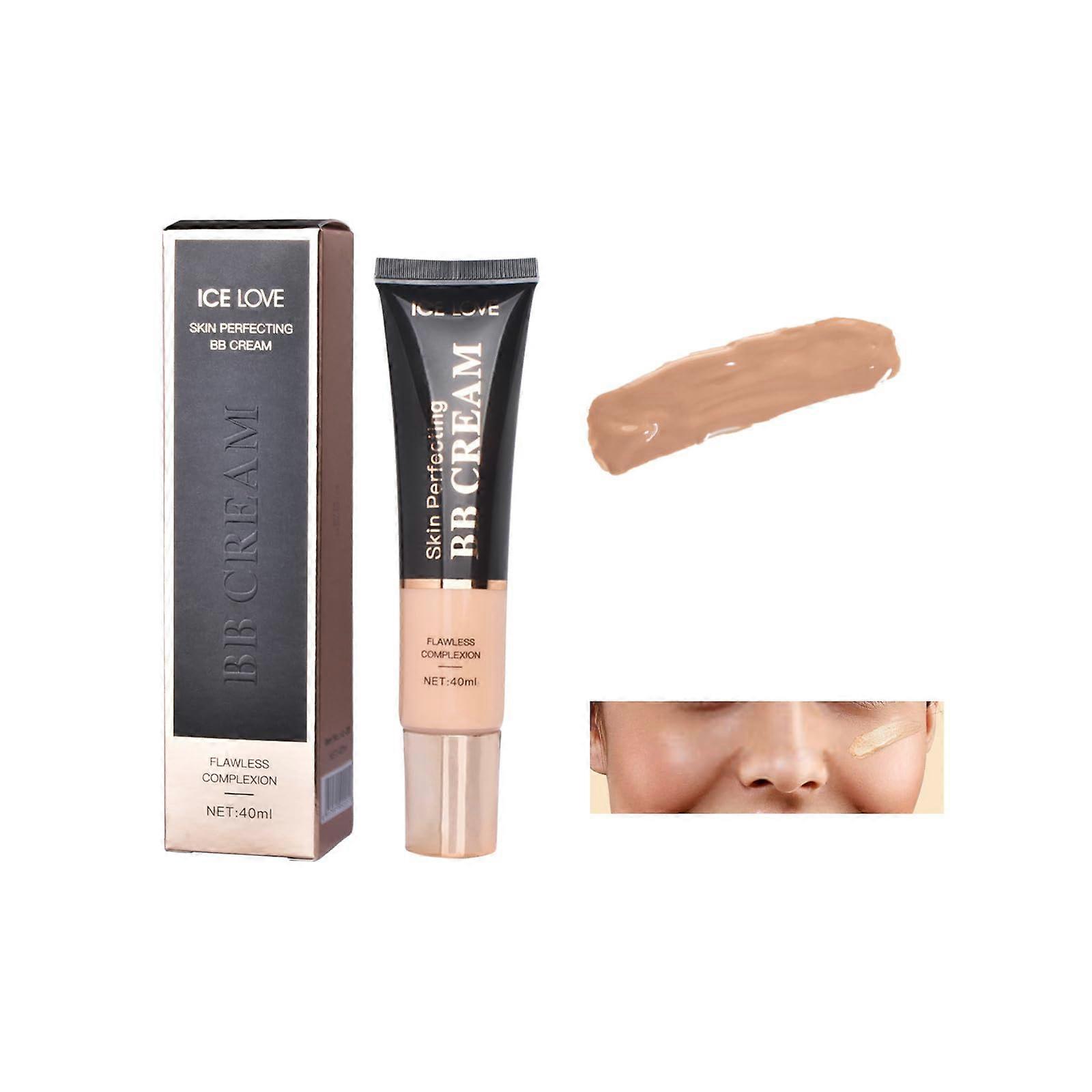 BB Cream Foundation Sand Beige M, Full Coverage Hydrating Oil LongLasting Concealer