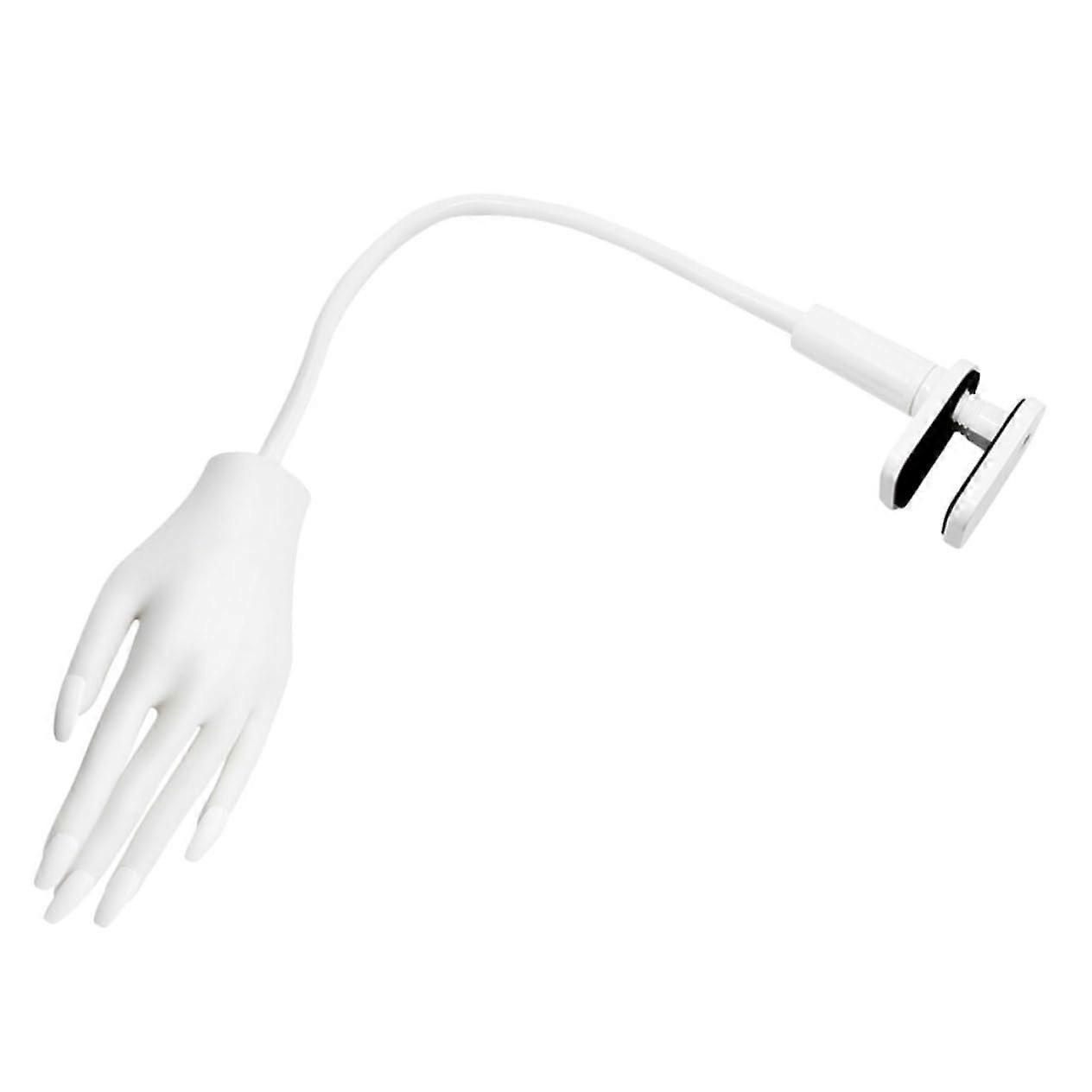 Nail Practice Hand Model  Reusable Lifelike Manicure Training Hand for Beginners