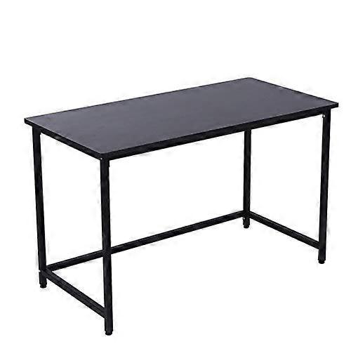 Topkech Large Computer Desk with Adjustable Feet for Home Office, Metal Frame, Easy Clean Surface