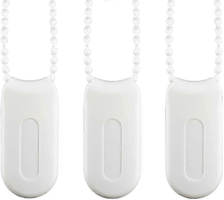Plastic Pull String Pendants Curtain Cord Weights Window Shutter Safety Handle for Vertical Blind and Drapes(White)3Pcs