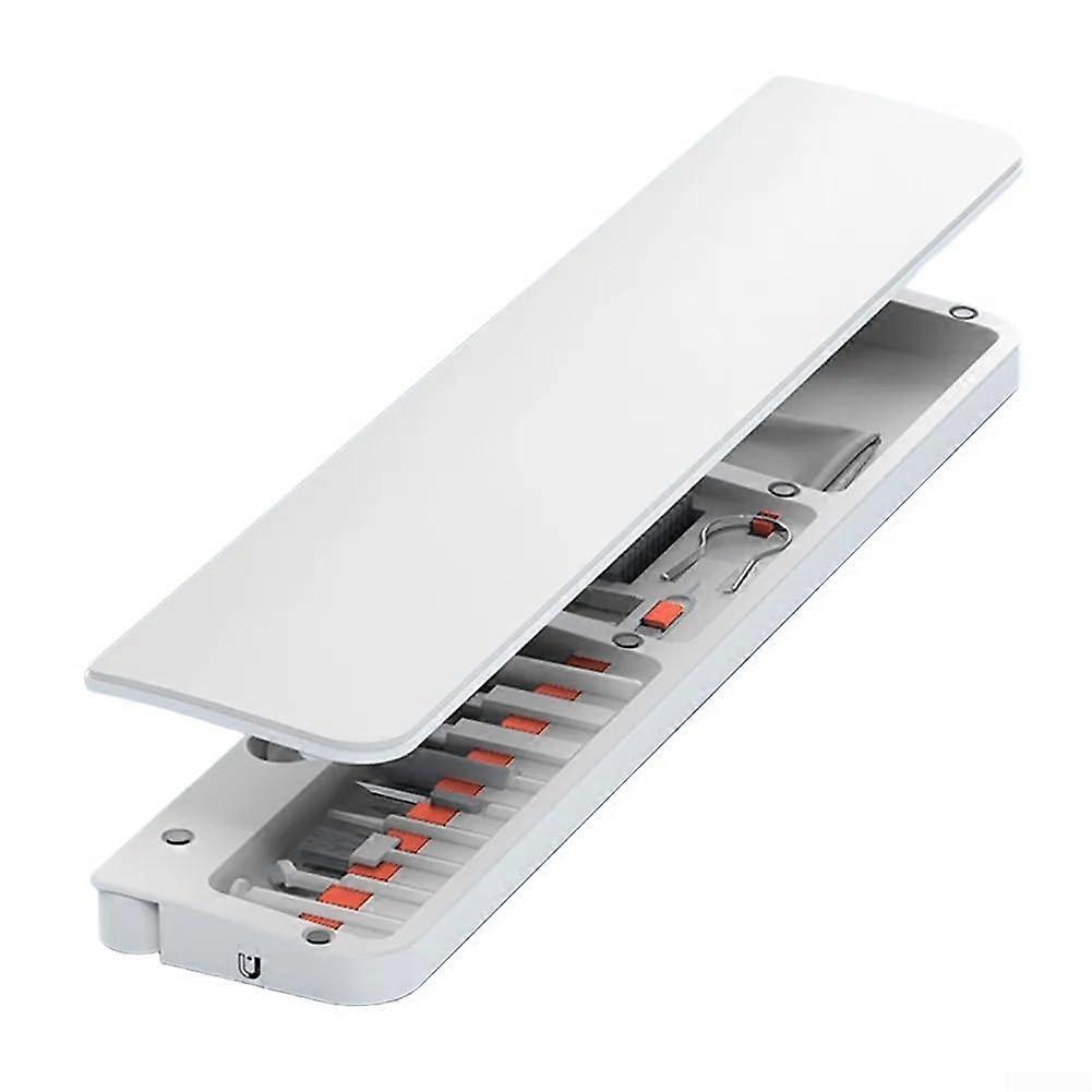 Keyboard Cleaning Kit with Magnetic Lock and Ergonomic Wrist Rest Support, White