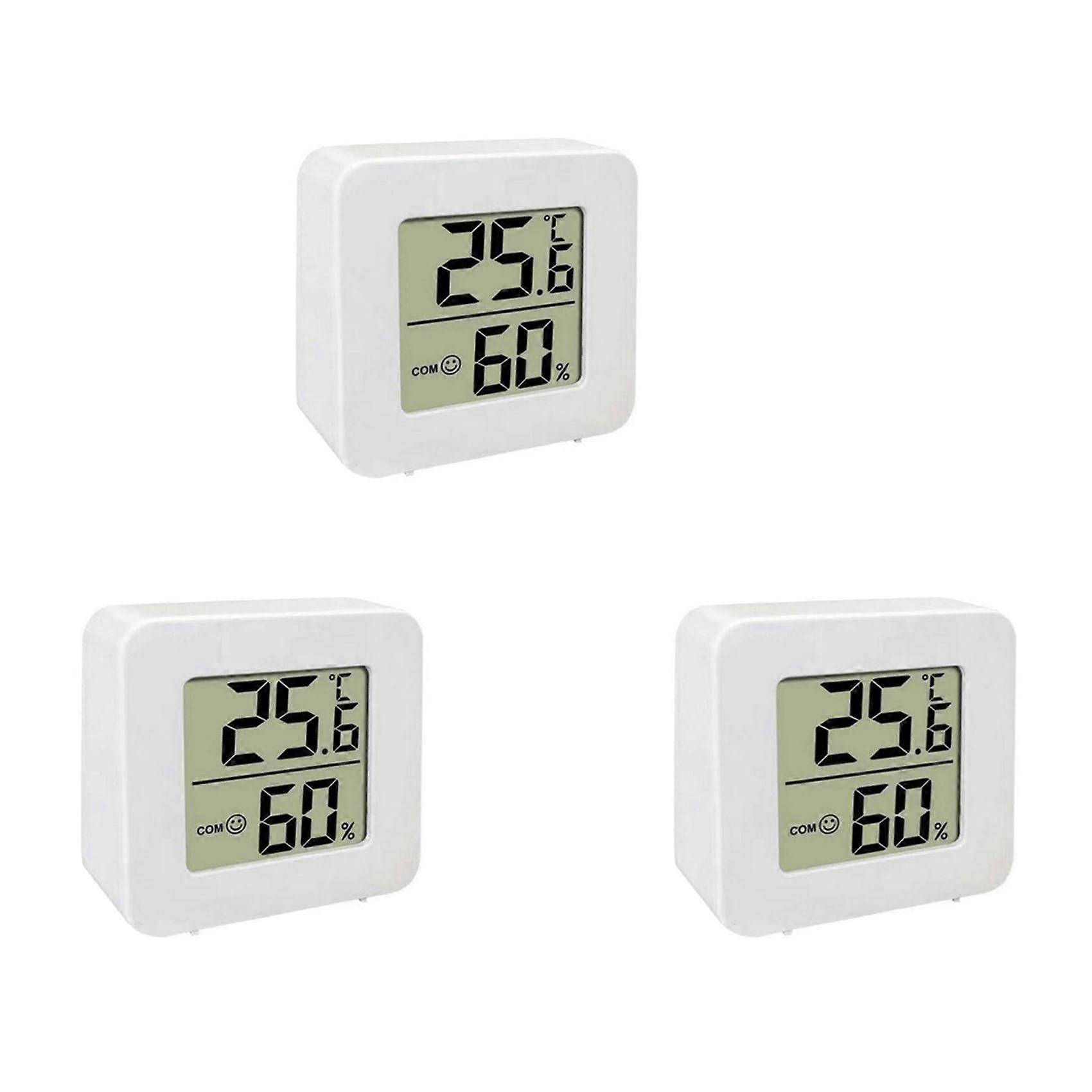 Mini LCD Indoor Thermometer Hygrometer with Dual Temperature Humidity Display and  Precision Sensor