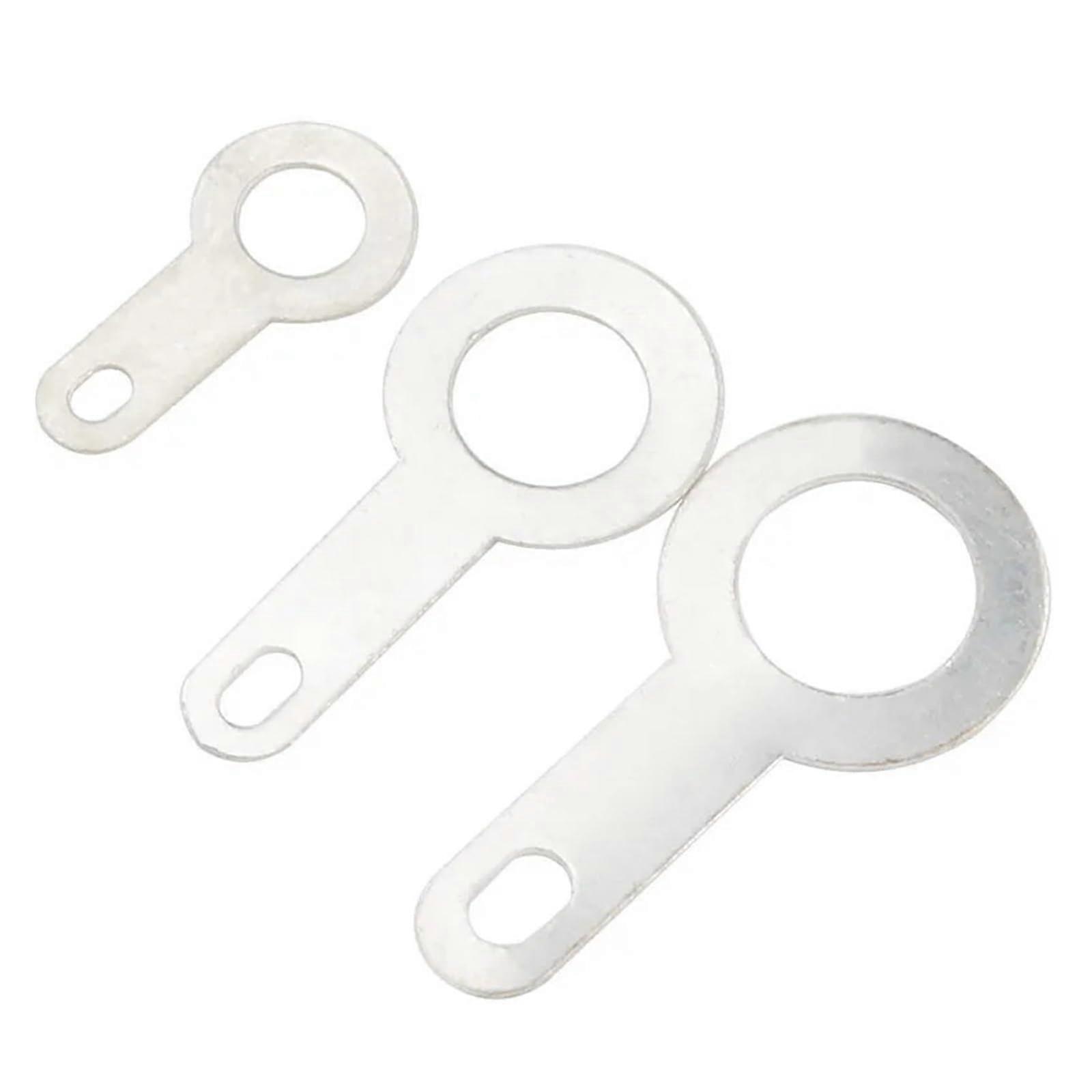 50pcs Silver Plated Copper Solder Lug Terminal M8.2 Single Head  Conductivity Connector