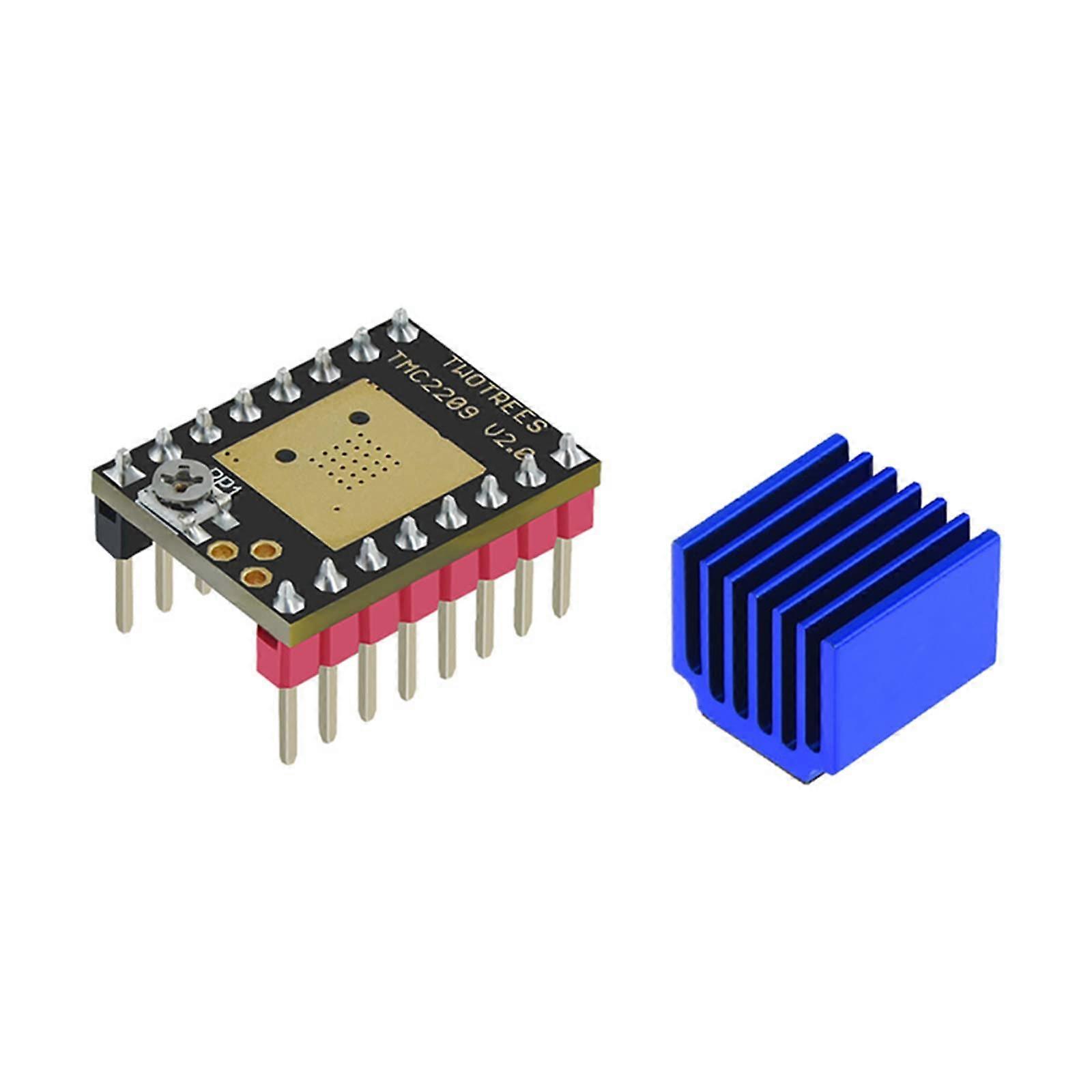 TMC2209 V2.0 Stepper Motor Driver 256 Microstep Silent 3D Printer Driver with Heat Sink