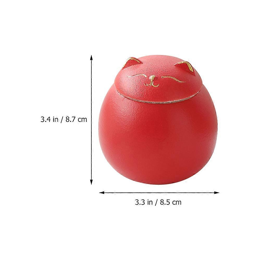 Ceramic Tea Jar for Storage with Sealing Lid Yellow Container