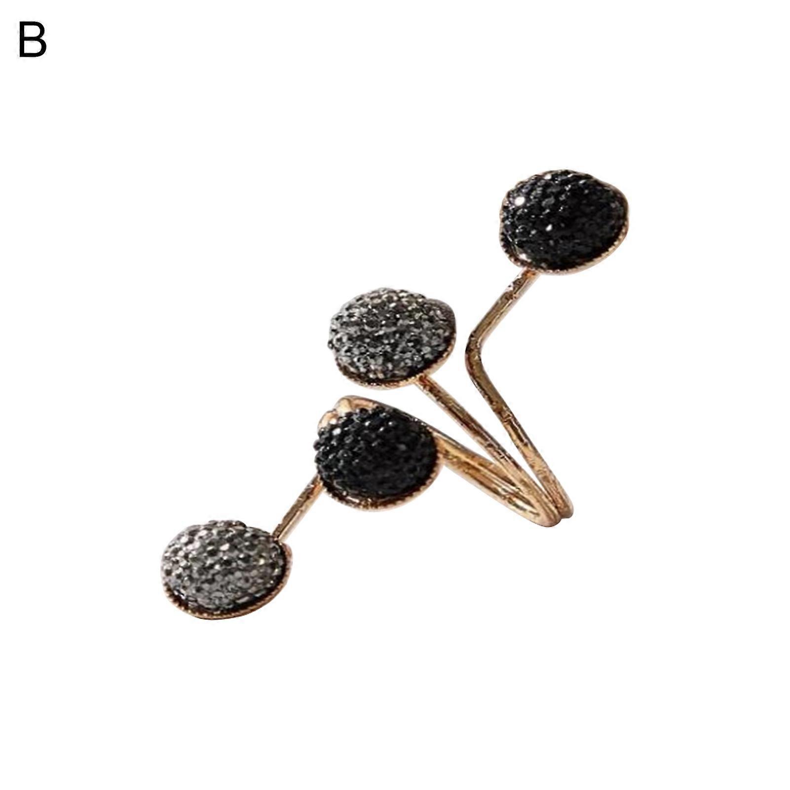 Adjustable Ring Exquisite Shiny Alloy Creative Design Imitation Pearl Ring for Engagement