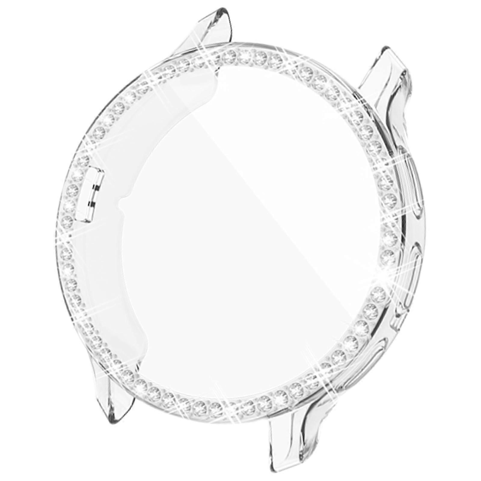 Clear Electroplated Protective Case with Full Scratch Protection and Precise Cutouts for Garmin Venu 3