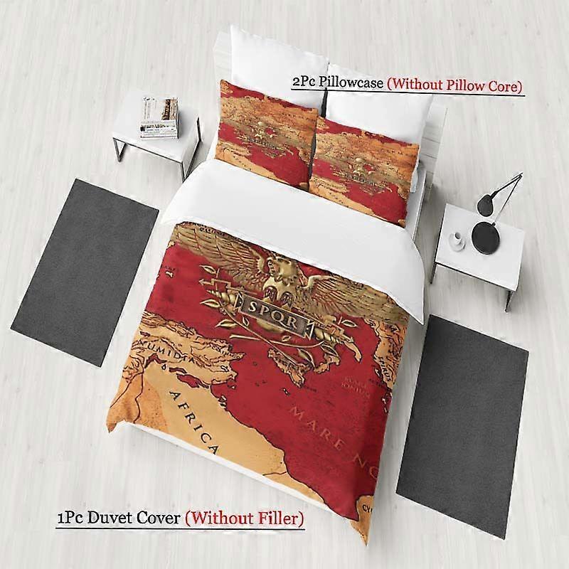 Roman Empire Style Pattern Bedding Set Soft and Comfortable Bedding Set