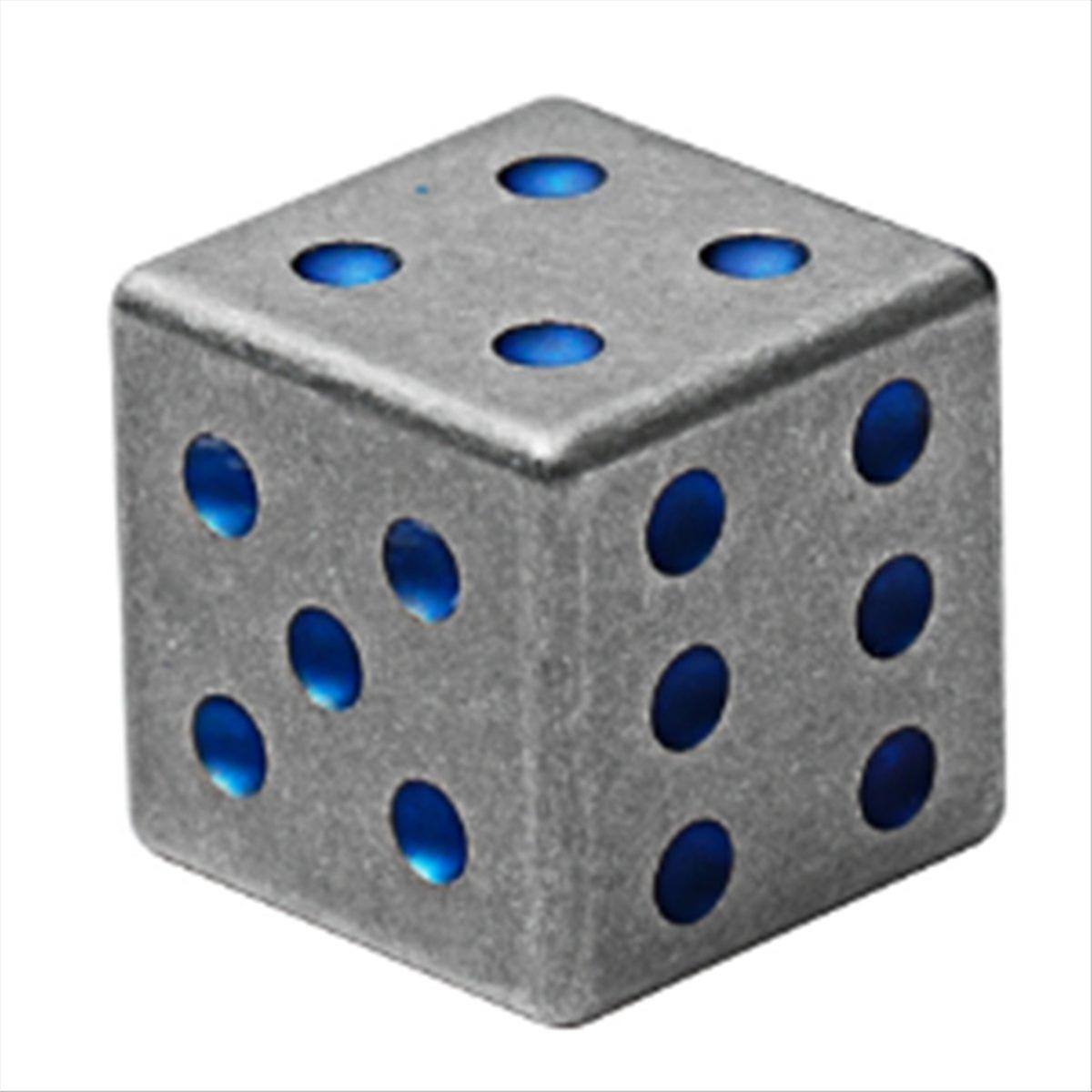 Titanium Alloy Dice Dice Solid Six-Side Lucky Iced Cooling Dice