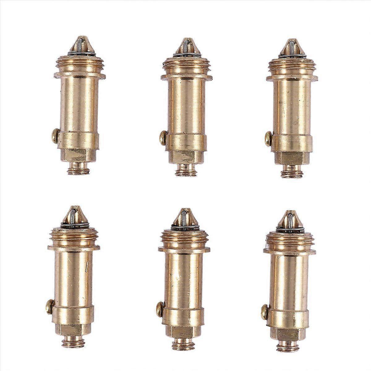 6 PCS Sink Plug Basin Bath Waste Click Spring Brass Plug Bolt