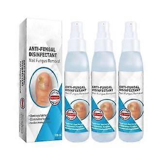 3pcs Nail Repair Spray Reparieren und Reinigen von Nägeln, Händen, Füßen, weichen Nägeln, Verdicken von Nägeln, Polieren von Nägeln 100ml