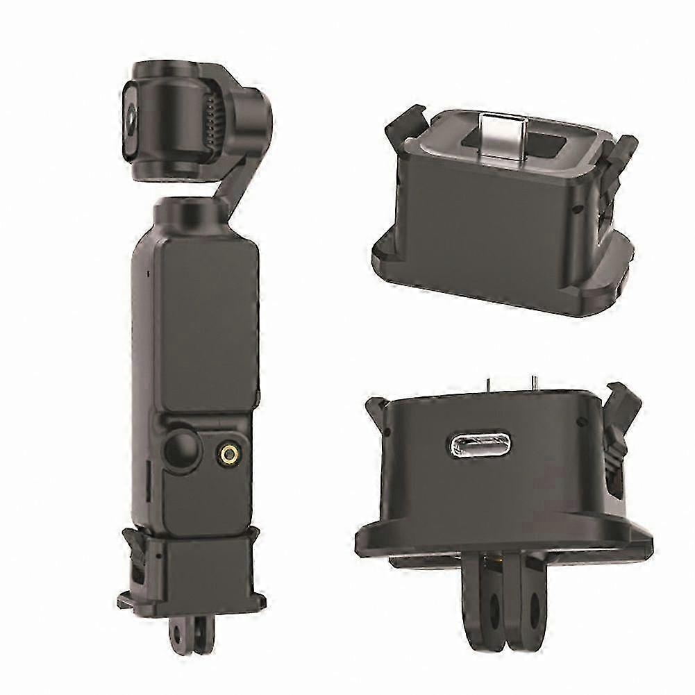 Type-C Fast Charging Dock for Osmo Pocket 3, Quick-Release Adapter Base for Action Camera