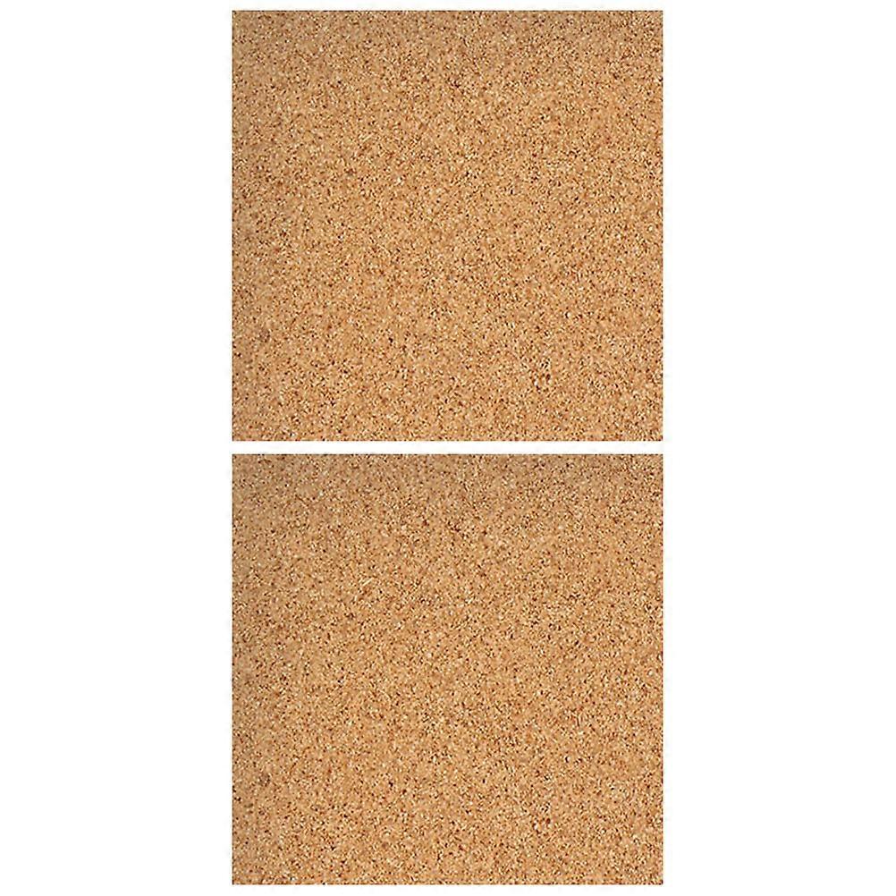 Soft Cork Board Wall Cork Board for Message Display 2Pcs Khaki Multi-Function