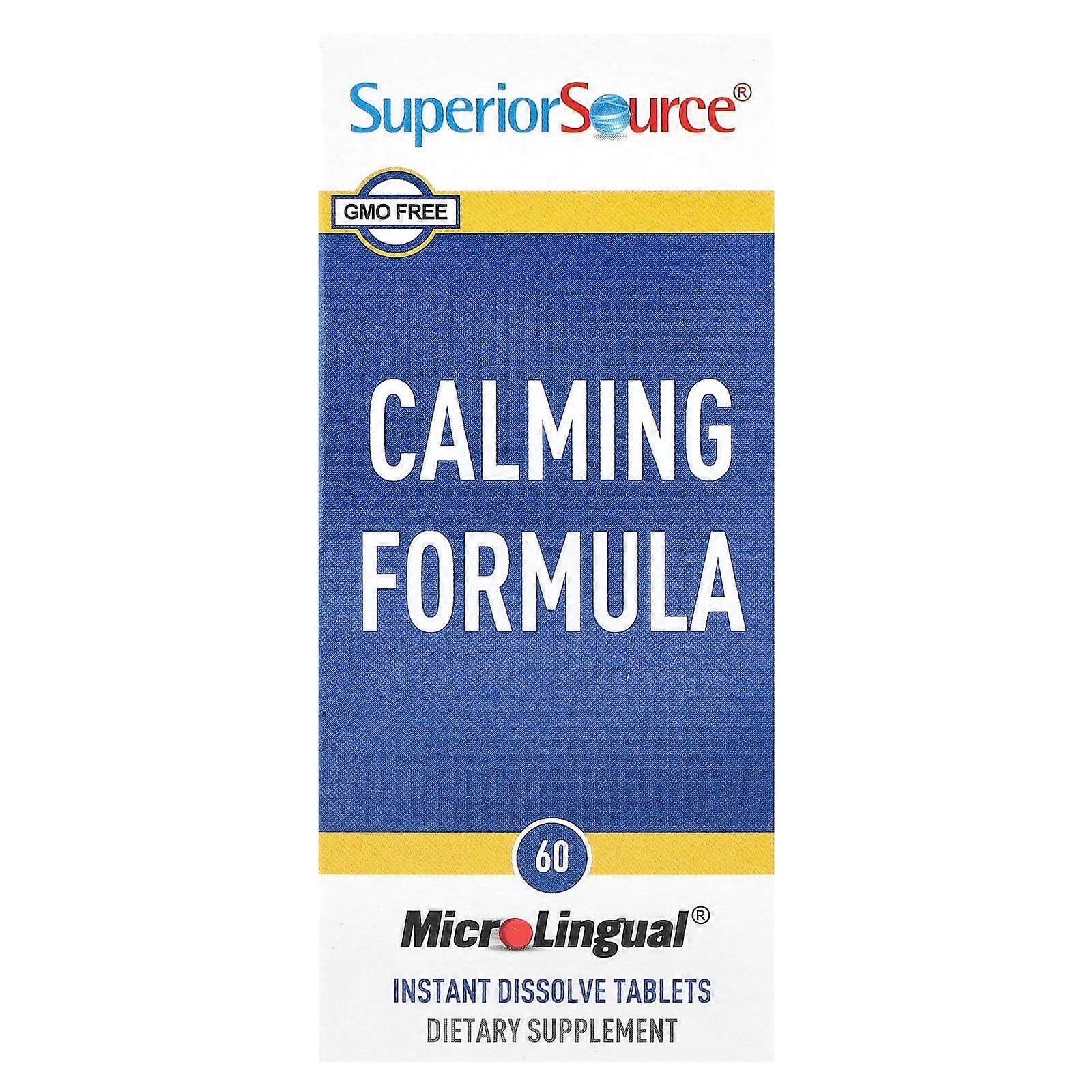 Superior Source, Calming Formula, 60 MicroLingual Instant Dissolve Tablets