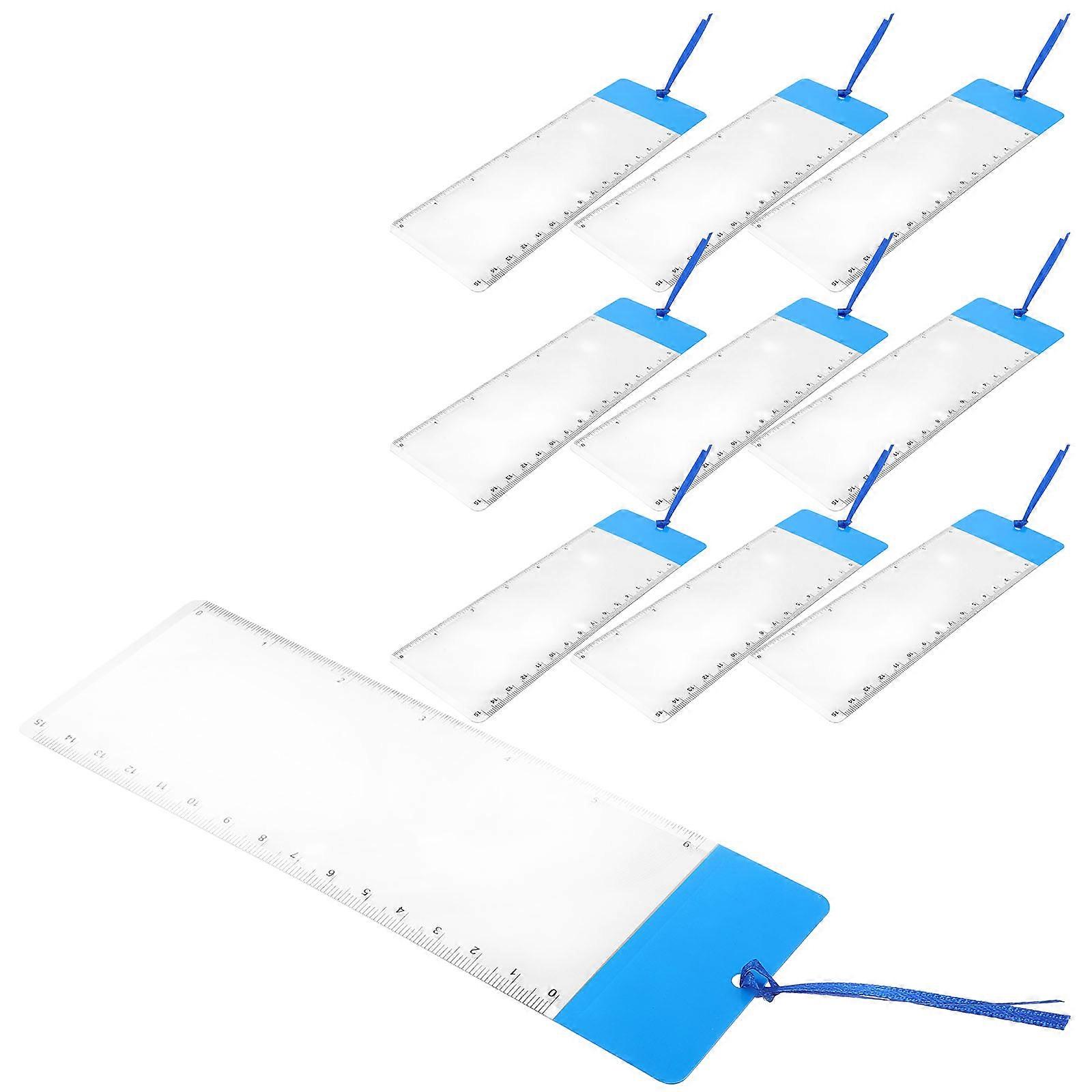 PVC Bookmark Book Mark for Reading Use 10Pcs Classroom Bookmarks