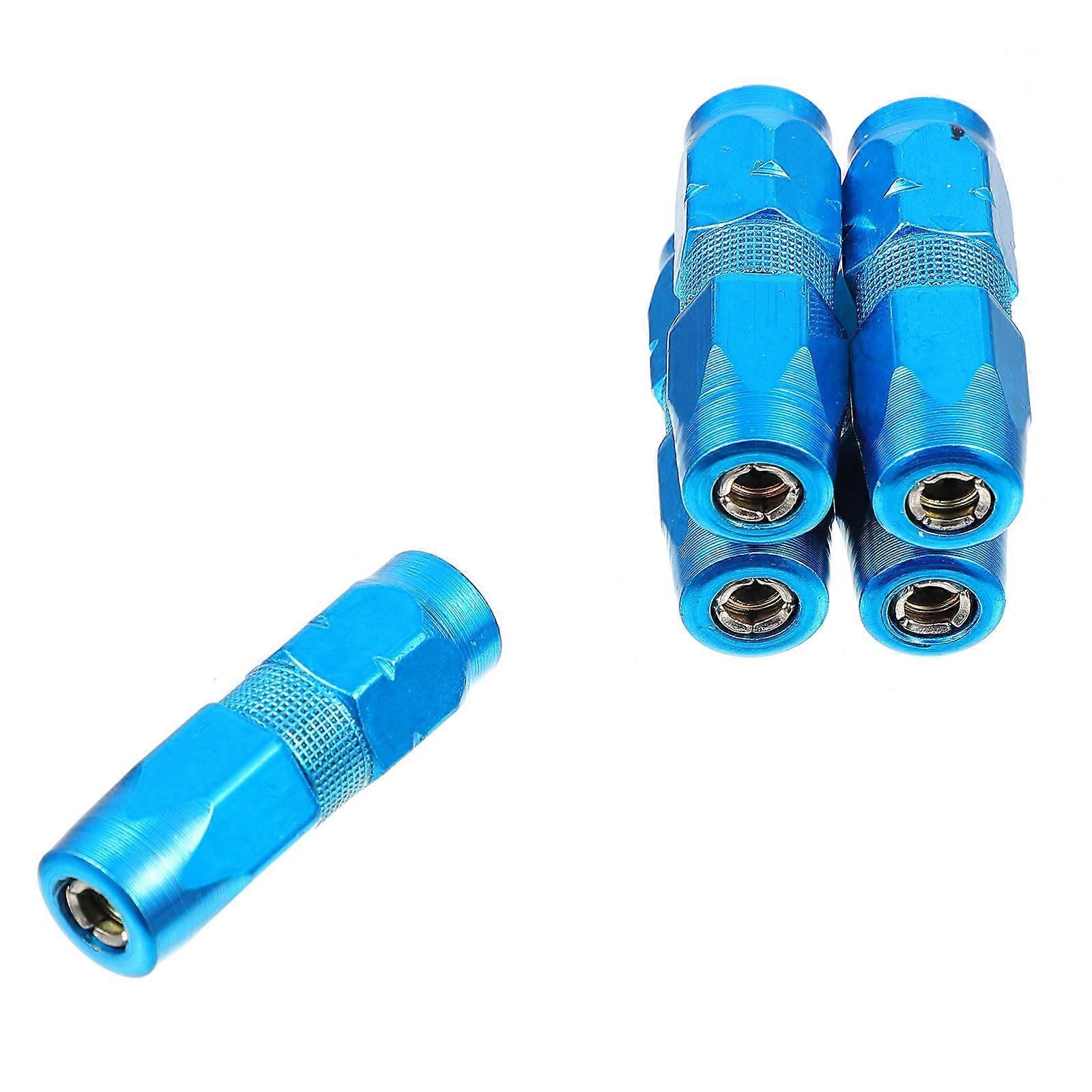 Grease Nozzle Grease Replacement Fitting for Car 15Pcs Blue