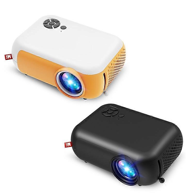 A10 480x360 Pixel Projector Support 1080P Projector ,Style: Basic Model Black(EU Plug) Basic Model (Black)
