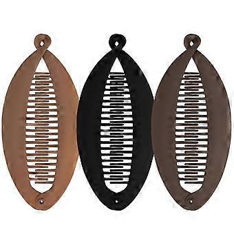 Bananen-Haarspangen für Damen, geeignet für dickes, lockiges und dünnes Haar – Haaraccessoires im Stil der 80er Jahre