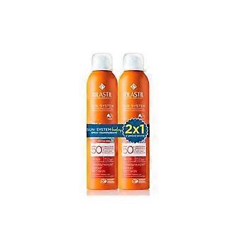 Baby sunscreen spray - RILASTIL - Sun System Baby - Transparent - SPF50+ - 2x200 ml