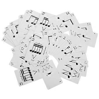 Muziektheorie Ritme Poker Flashcards voor leerdoeleinden, 1 doos, set voor leerlingen