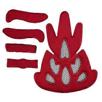 Coussinets de protection pour vélo, éponge absorbante, lot de 3, rouge