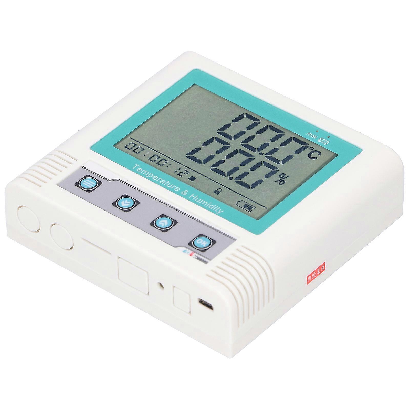 Temperature and Humidity Data Logger USB Built in Recorder LCD Display Sensor DC 5V(26W Group Data )