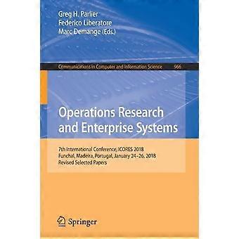 Operations Research And Enterprise Systems 7th International Conference Icore - Springer Nature B.V - Paperback - en Book