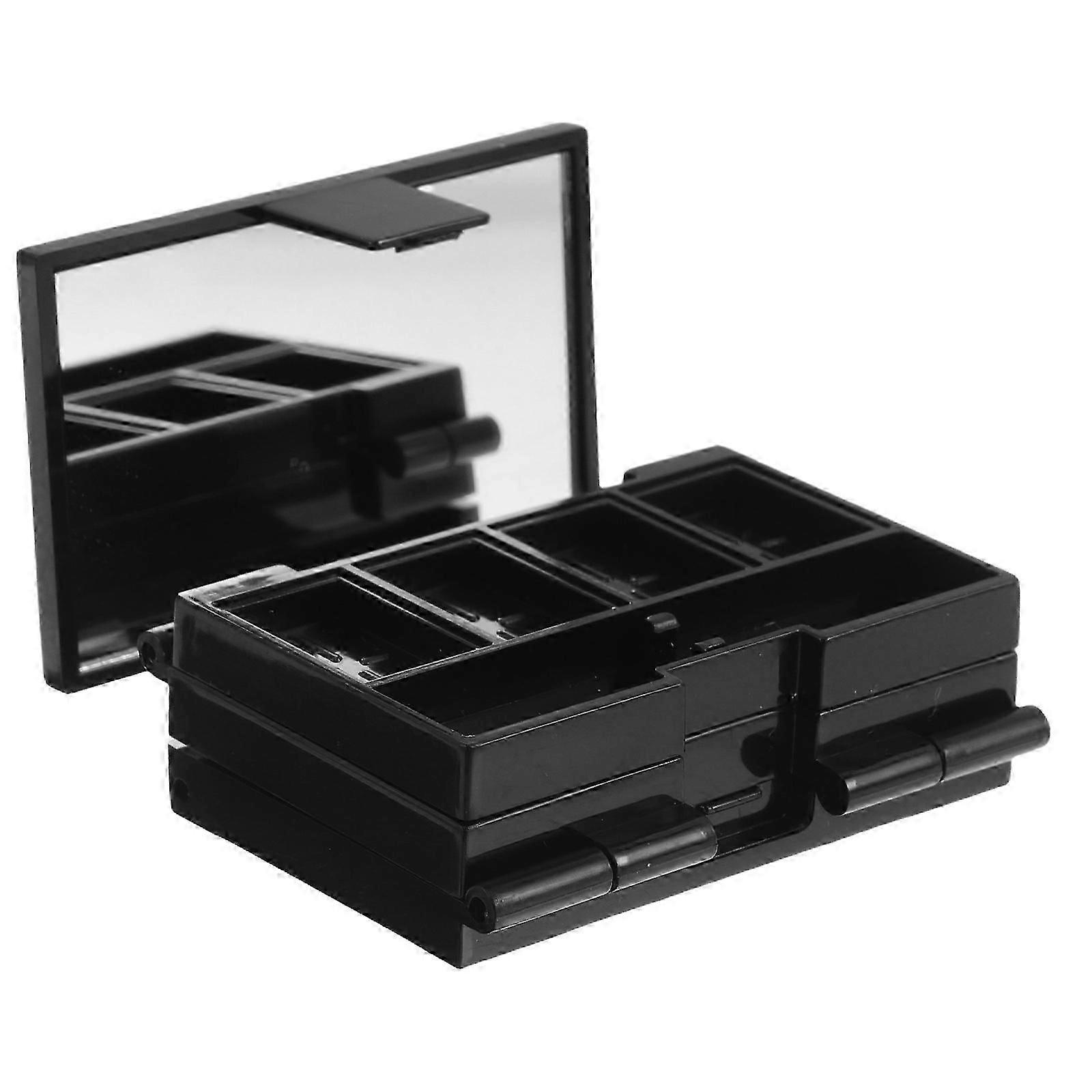 Black Folding Makeup Palette Empty Palette for Makeup