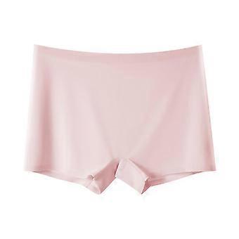 Slip-Shorts für unter Kleider, Damen-Anti-Scheuer-Unterwäsche, nahtlose Boyshorts, Spitzen-Unterhosen, Sicherheitshöschen, rosa