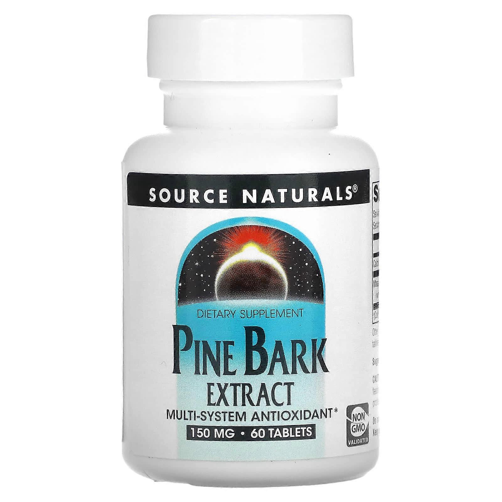 Source Naturals, Pine Bark Extract, 150 mg, 60 Tablets, 3-Pack