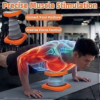 Liegestützständer, Trainingshilfen, müheloses Bizepstraining, Bauchmuskeltraining, grau