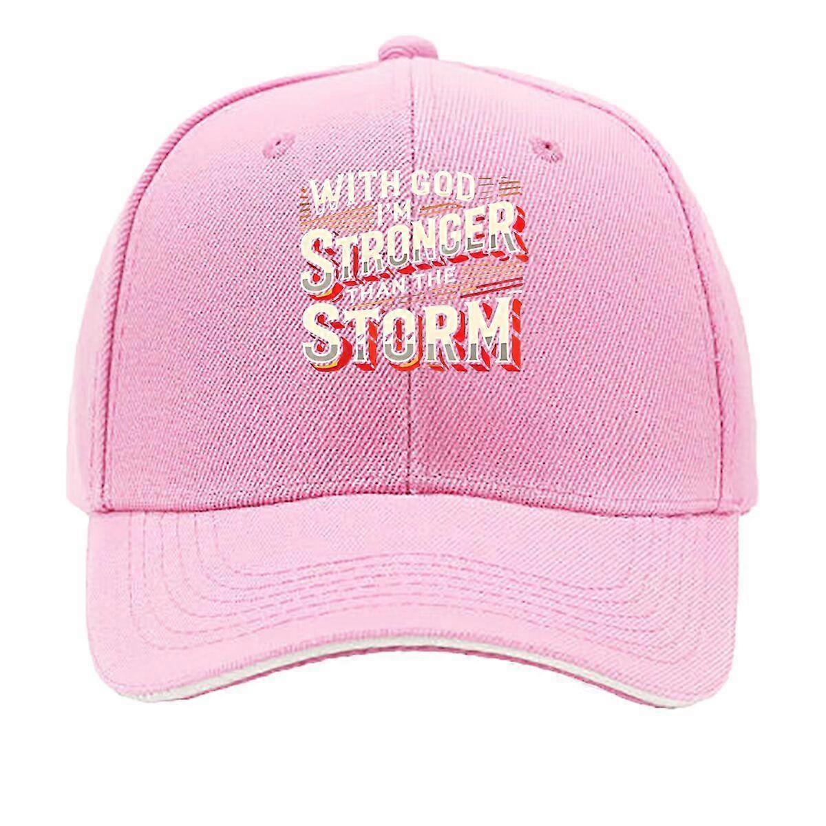 Storm Inspirerende Tekstkunst Sandwich Baseballcaps