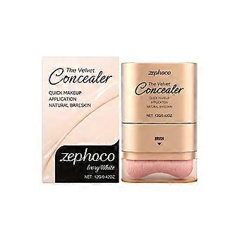 De Zephoco Ivory White Two-In-One Concealer Foundation Stick is een lichte, gladde, hydraterende en natuurlijke basis make-upstick.