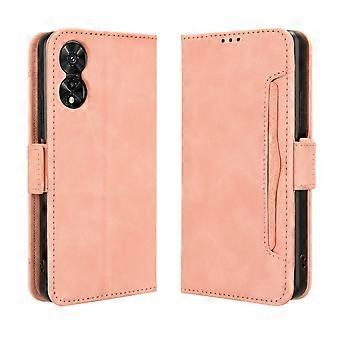Compatible With TCL 50 SE 4G Kickstand Protective Wallet case with Credit Card Holder,Flip PU Leather Shockproof Cover