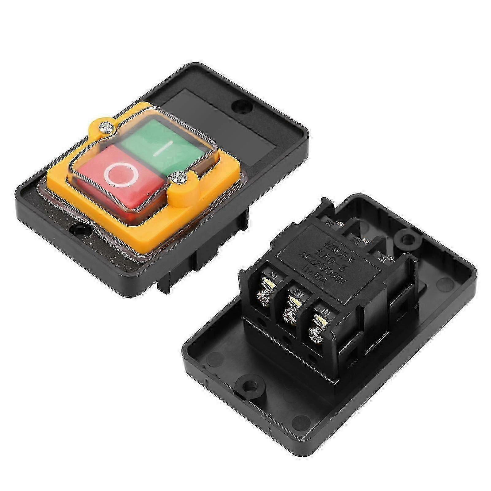 AC220V/380V 10A Waterproof ON/OFF Pushbutton Switch Push Button SZRH A-S