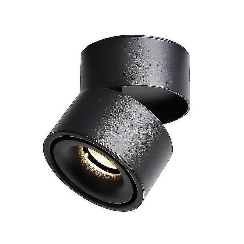 Led Downlight Black Foldable Multi-angle Spot Rotatable Lighting Ceiling Spot