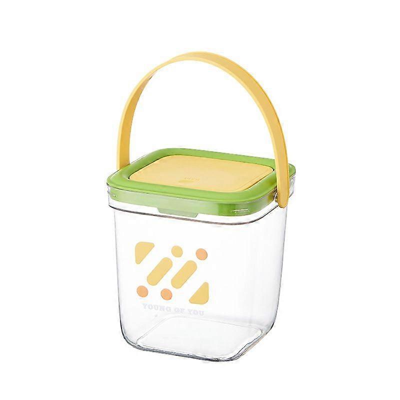 Mini Desktop Bin with Lid and Handle, Small Plastic Trash Can