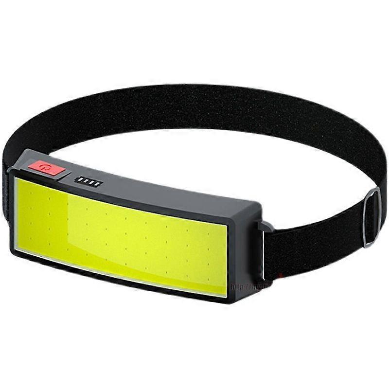 COB LED Headlamp, Rechargeable, Lightweight, USB Type-C, Black